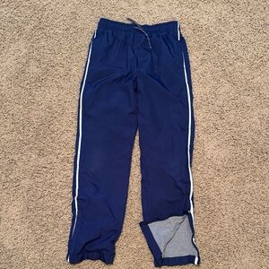 OshKosh B'gosh Blue Jogger wind pants with White Accents and fnx drawstrings